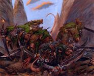 Guerreros de Clan Skavens por Adrian Smith