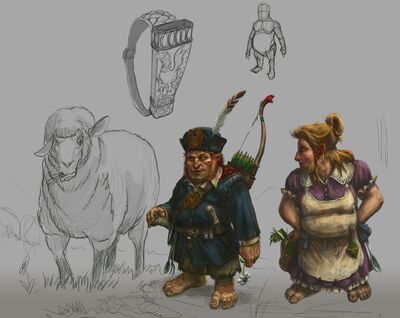 Halflings Warhammer Online por Michael Phillippi