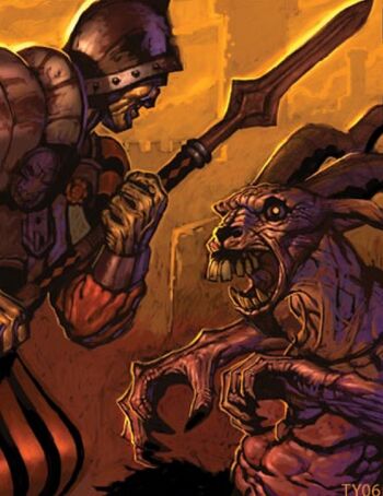 Hechizo Lanza de Myrmidia por Ty Carey