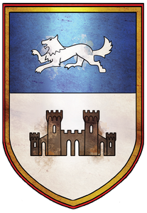 Escudo de Middenheim - Ciudad del Lobo Blanco