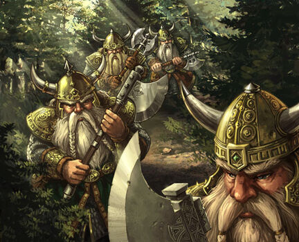 Guardabosques de Barak por Chris Trevas Montaraces Enanos