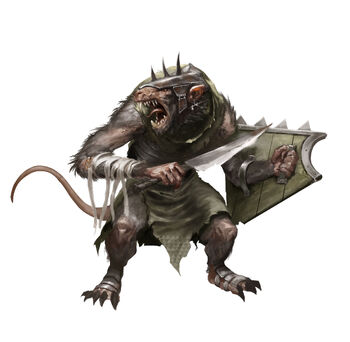 Guerrero Skaven del Clan Sarnoso por Álvaro Jiménez Hernández