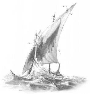 Lothern barco bote Altos Elfos