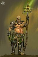 Hechicero del Caos de Nurgle (2) por Adrian Smith