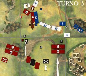Mapa batalla altos elfos contra khemri