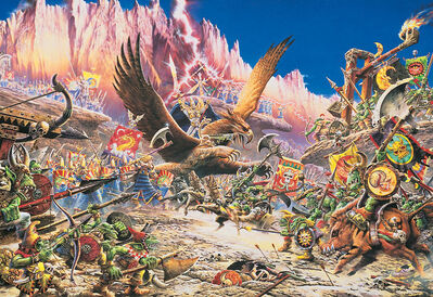 4ª edición, Altos Elfos vs. Orcos y Goblins - Geoff Taylor, 1992