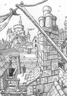 Tejados ciudad del Imperio por Gary Chalk