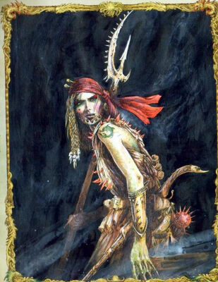 Aranessa Malasal Dreadfleet por John Blanche