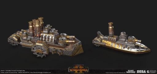 Acorazado y superacorazado warhammer total war por Daniel McCarthy