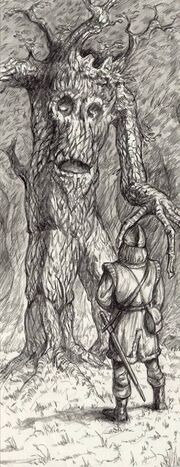 Hombre árbol por Tony Ackland