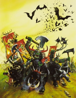 Portada Libro de Ejercito 5ª Edición Orcos y Goblins por David Gallagher