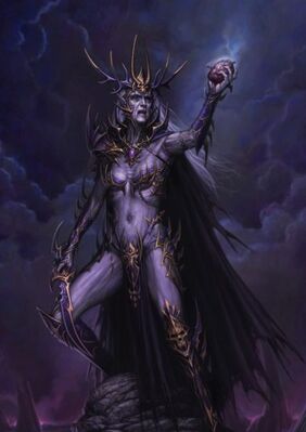 Hellebron por Chris Dien Elfos Oscuros