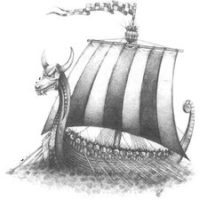 Norse Longship nórdico