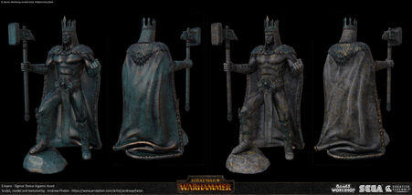 Estatua de Sigmar por Andrew Phelan Total War