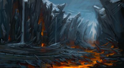 Paso del Fuego Negro arte conceptual Warhammer Total War - (2)