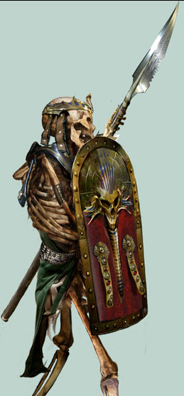 Guerrero Esqueleto 4 Nagash el Hechicero por Jon Sullivan
