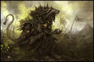 Monje de Plaga por Daarken Pestilens