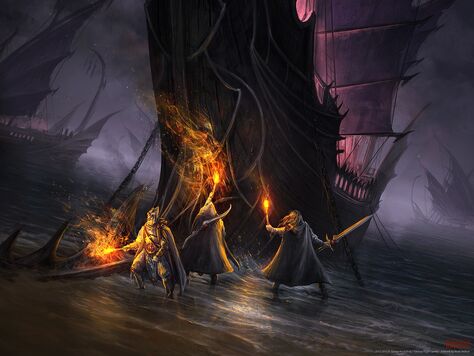 Warhammer Cataclysm Voluntarios Valientes por Mark Molnar Altos Elfos Guerreros Sombrios