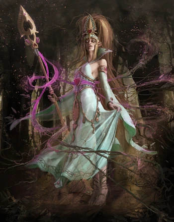 Alarielle por Stefan Kopinski