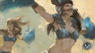 Animadoras humanas blood bowl