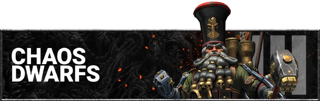Enanos del caos banner total war warhammer III