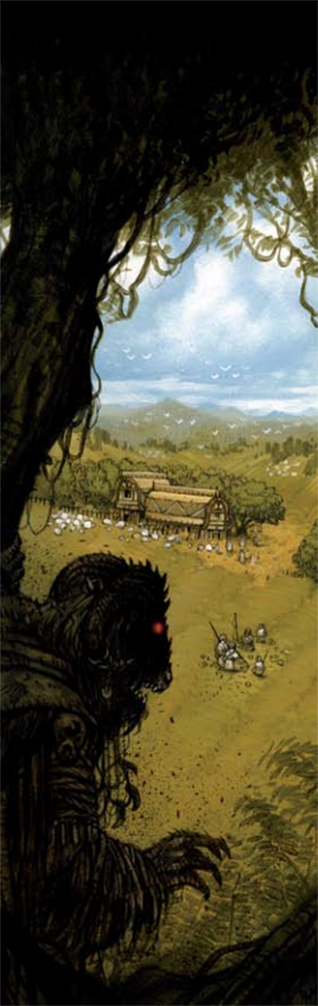 Bretonia bosque Hombre Bestia por Vincent Dutrait