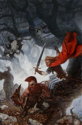Gotrek y Félix en el bosque por Winona Nelson Fourth-Omnibus