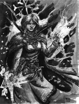 Hechicera del Hielo por Radoslaw Gruszewicz
