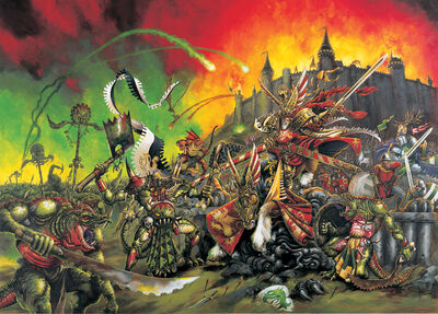 5º Edición, Hombres Largarto contra Bretonia - Mark Gibbons, 1996