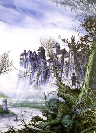 Imagen portada Muerte en el Reik - Castillo Wittgenstein por Ian Miller