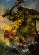 Warhammer invasion Vómito Troll por Jb Casacop