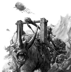 Tirasobras Reinos Ogros 6ª Edición ilustración B&N