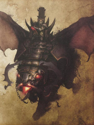 Drazhoath montando a Cinderbreath