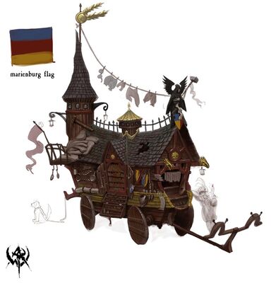 Carromato Marienburgo por Jonathan Kirtz WAR Reikland