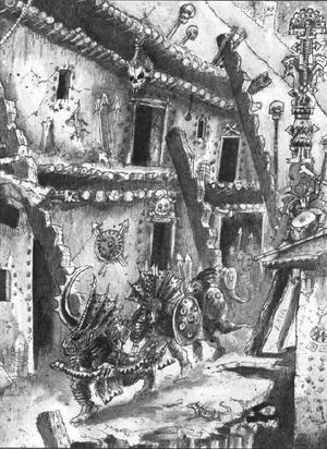 Ciudad Templo por John Blanche Eslizones