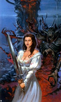 Portada Drachenfels por Adrian Smith Genevieve Dieudonné