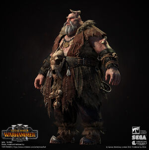 Cazador ogro 3 total war warhammer 3