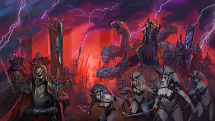 Ejército Elfos Oscuros Warhammer Total War por Diego Gisbert Llorens