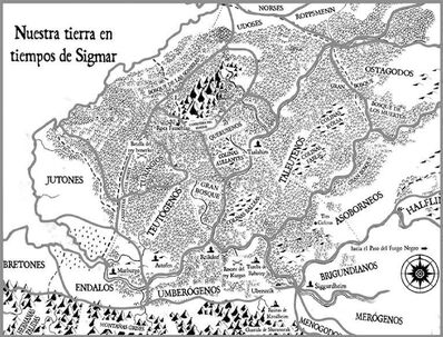 Mapa Imperio tribus época Sigmar