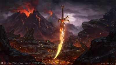 Espada de Khaine por Josu Hernaiz