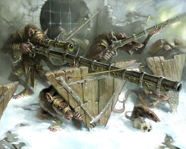 Mosquetes Jezzail Skaven por Sam Wood