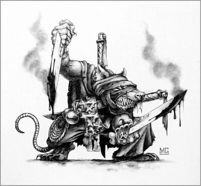 Asesino Skaven por Mark Gibbons