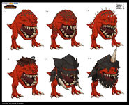 Garrapatos Cavernicolas boceto por Theo Stylianides Warhammer Online