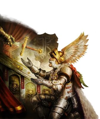 Kurt Helborg recibiendo el Colmillo Rúnico de Solland por Sam Manley