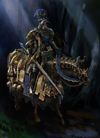 Conde Elector del Imperio por Gergely Fejervary Warhammer Mark of Chaos