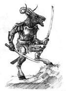 Hombre Bestia Katanas por Tony Ackland.jpg (142 kB)