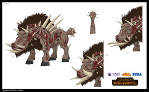 Garragor boceto por Theo Stylianides Warhammer Online