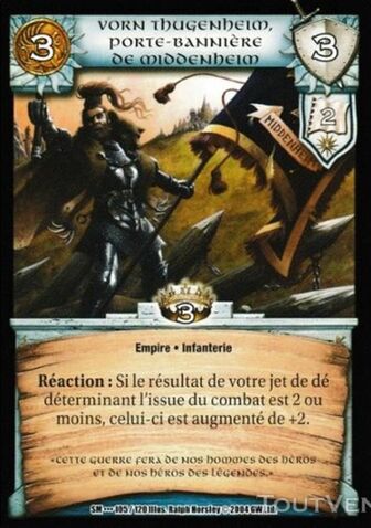 Carta Warcry Siege of Middenheim Vorn Thugenheim