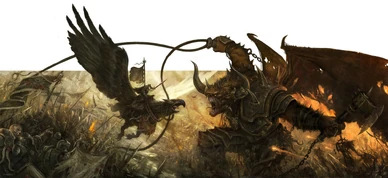 Warhammer-Invasión por Daarken Imperio contra Demonios del Caos Cartas