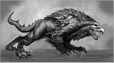 Mastín del Caos Warhammer Online por Chris J. Anderson